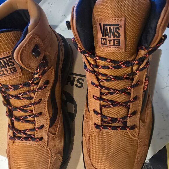 Vans MTE Crestline Waterproof Glazed Ginger Mens Size 10.5 Boots HIKING SHOE NEW - Picture 7 of 16
